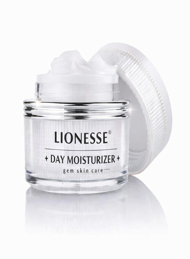 Lionesse White Pearl Day Moisturizer - Contains Pearl Powder and Sunflower Seed Oil - Day Cream to Smooth Skin - 2.12 Oz. - Image 1